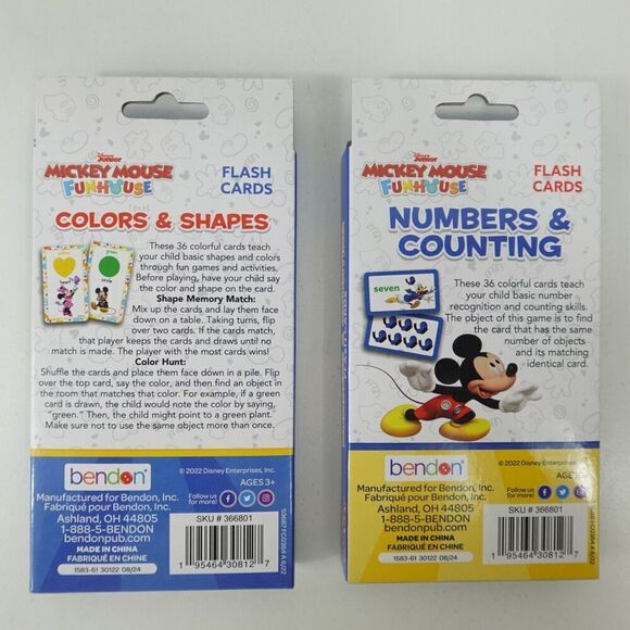 Mickey Mouse and Friends Coloring Books and Flash Card Sets - Picture 3 of 7